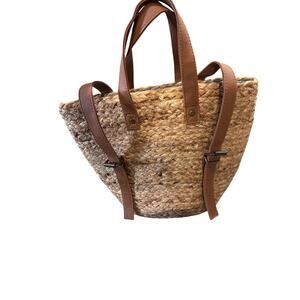 XIX Palms Shorebreak Woven Jute Picnic Cooler Bag Backpack Insulated